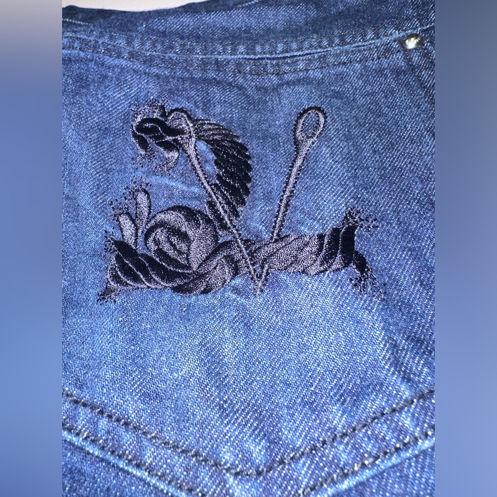 LOUIS VUITTON DENIM JEANS- WITH POCKET ACCENT